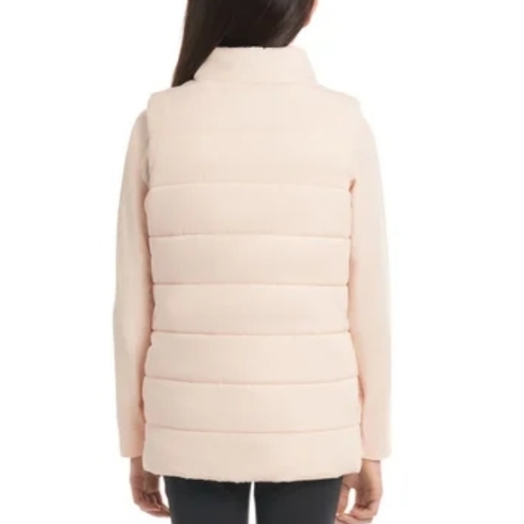 Puma Kids Light Pink Quilted Vest Size M.10/12 - Picture 6 of 16